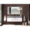 Castello Usa Nile 60" Wall Mounted White Vanity With Gray Top And Gold Handles CB-MC-60W-GLD-2053-GR - alternate 2